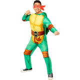 Teenage Mutant Ninja Turtles Adult Costume, jumpsuit, seperate back and 4 masks.