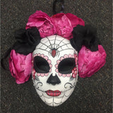 Rosa Day of the Dead Flower Face Mask
