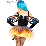 Strapless Butterfly Wings Leg Avenue