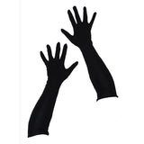 Gloves-Black Nylon 45 cm