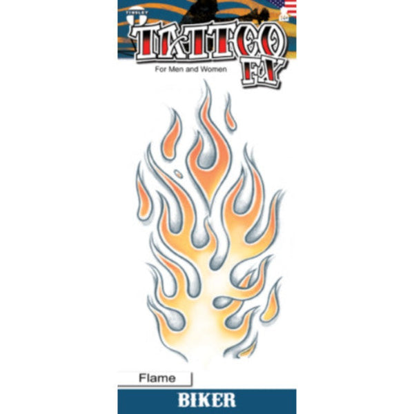 Tinsley Temp Tattoo - Biker Flame.