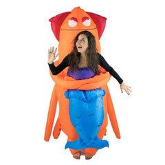 Inflatable squin costume, lift you up adult costume.