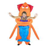 Inflatable squin costume, lift you up adult costume.