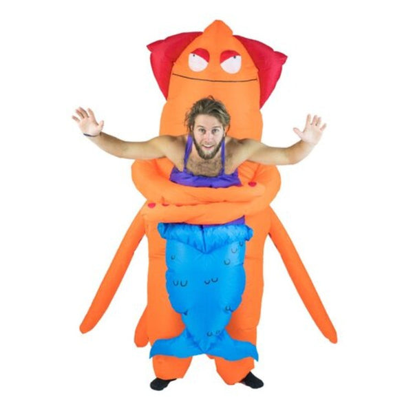 Inflatable squin costume, lift you up adult costume.