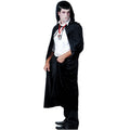 Black Velvet Hooded Cape Cloak Adult