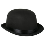 Bowler Hat Deluxe Black - Dr Toms