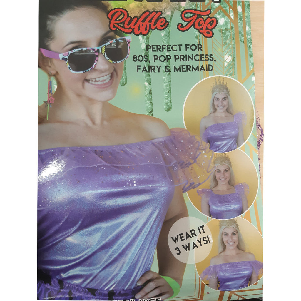 Sparkle RaRa Ruffle Top – Cracker Jack Costumes Brisbane