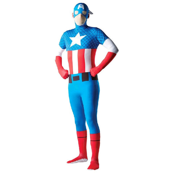Captain America 2nd Skin Suit-Adult