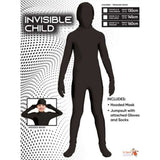 Invisible Man Child Black Skin Suit Costume - Teen - Dr Toms
