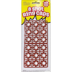 8 shot ring caps, 144 shots in total perfect for plastic cap guns
