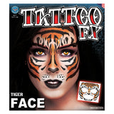 Tiger Face Tattoos - Tinsley FX Temporary Tattoo