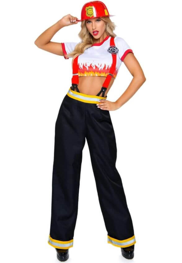Hot Zone Honey Firefighter Costume