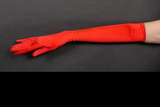Elbow Length Gloves - Red