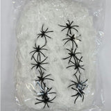 Giant Spider Web with 12 Spiders 240 gm - Dr Toms