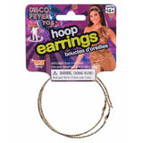 Disco Gold Hoop Earrings