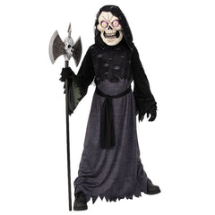 Google Eyed Skeleton Costume-Size Medium