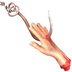 The Butchery - Severed Hand on Hook Halloween Prop