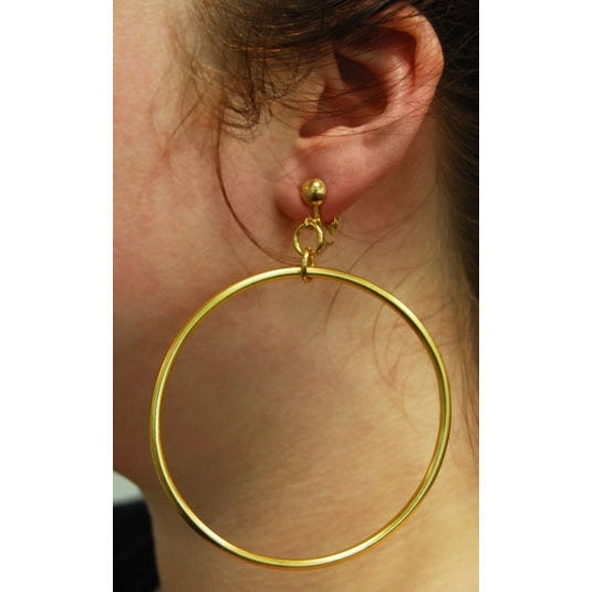 Jumbo Hoop Earrings - Gold