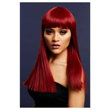 Long Ruby Red Fever Wig - Alexia