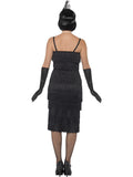 Long Black Flapper Dress
