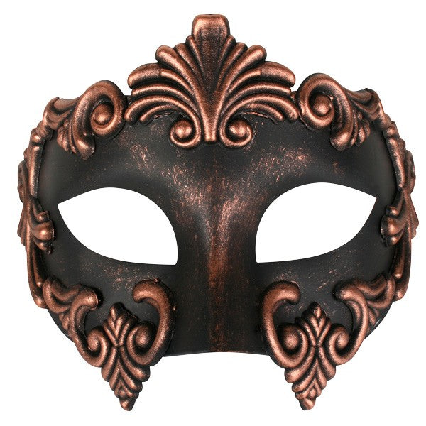 Lorenzo Mask - Copper, Silver, Gold & Black