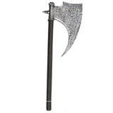 Axe Medieval Stone/Wood Look - Black and Silver