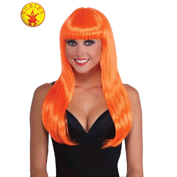 Neon Orange Wig
