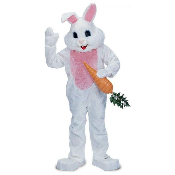 Rabbit Premium Mascot Costume White - Hire