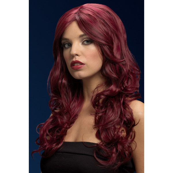 Red Cherry Long Soft Wave Fever Wig - Nicole