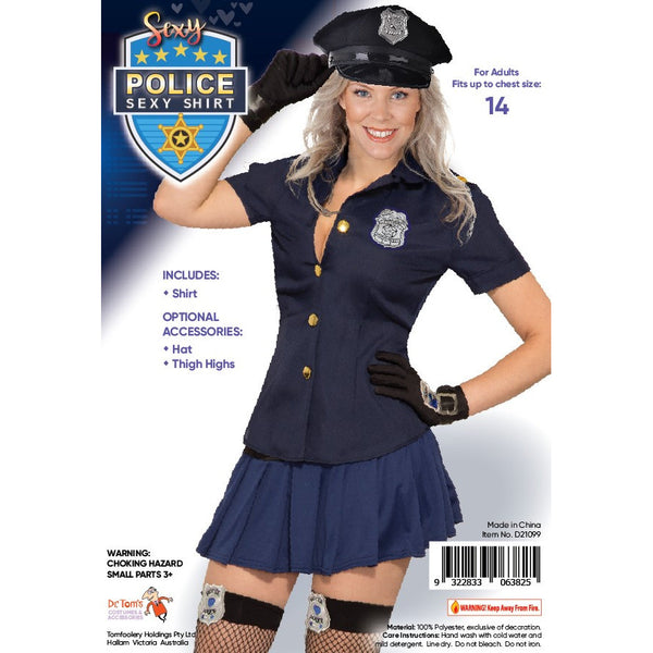Sexy Police Ladies Shirt - Dr Toms