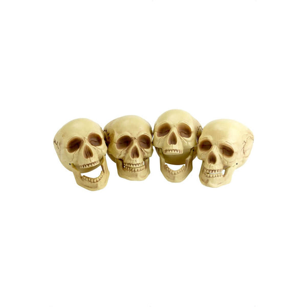 Skull Heads Pack of 4