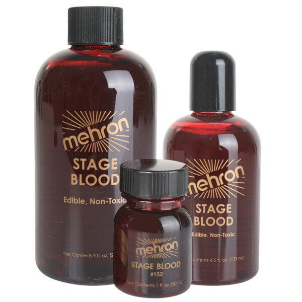 Stage Blood - Bright Red with Brush 30ml
