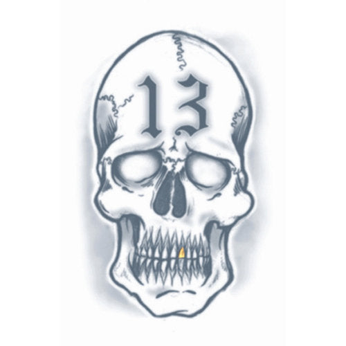 Tinsley FX Temp Tattoo - 13 Skull