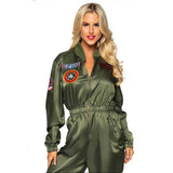 Top Gun Ladies Parachute Flight Suit Costume