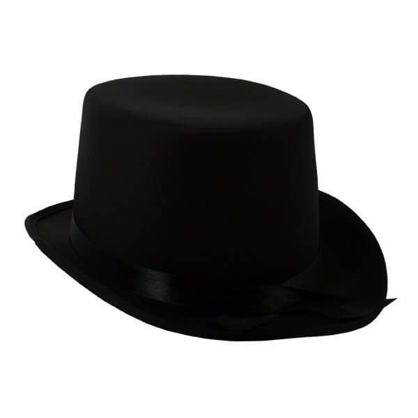 Top Hat Satin Black - Dr Toms