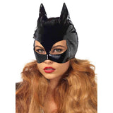 Wet Look Vinyl Cat Lady Costume Mask
