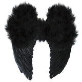 Large Feather Wings - Black