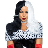 Two Tone Long Wavy Villain Wig