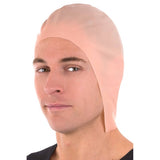 Flesh tone adult bald cap made from latex for costume and stage use
