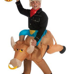 Inflatable Bull Rider Adult Costume