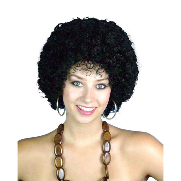 Wig-Mini Disco Afro 6" Black