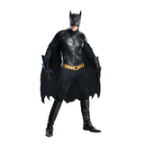 Batman Dark Knight collector costume with cape and cowl for hire in Brisbane
