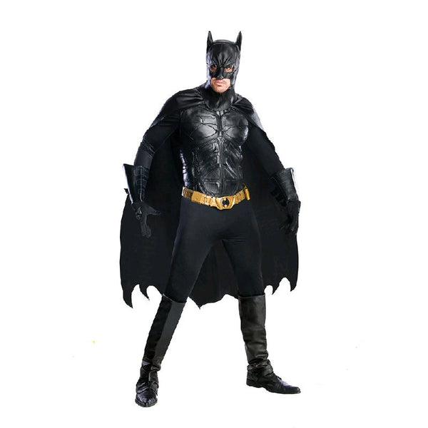 Batman Dark Knight collector costume with cape and cowl for hire in Brisbane