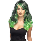 Bewitching Ombre Green & Black Wig
