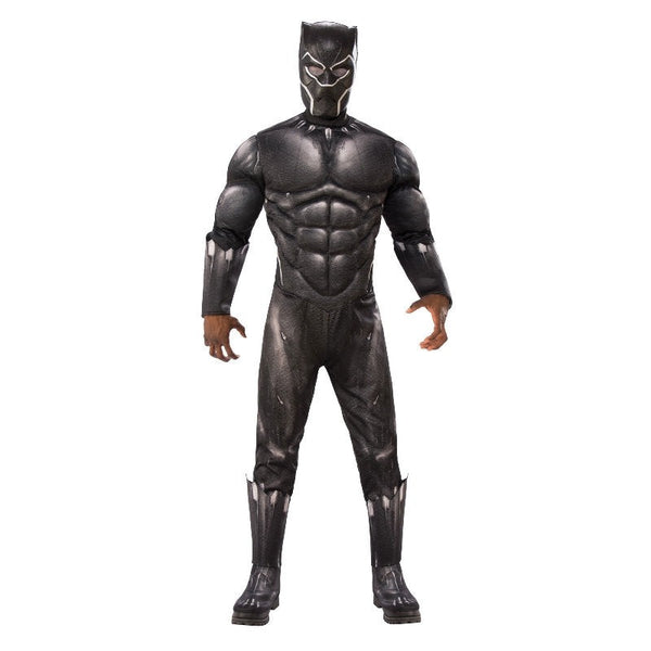 Black Panther Deluxe Costume with Muscle Chest-Adult