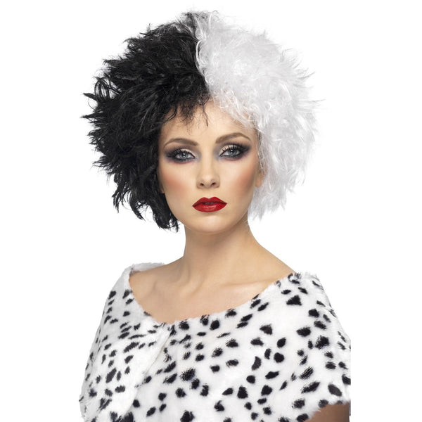 Black and White Evil Madame Wig