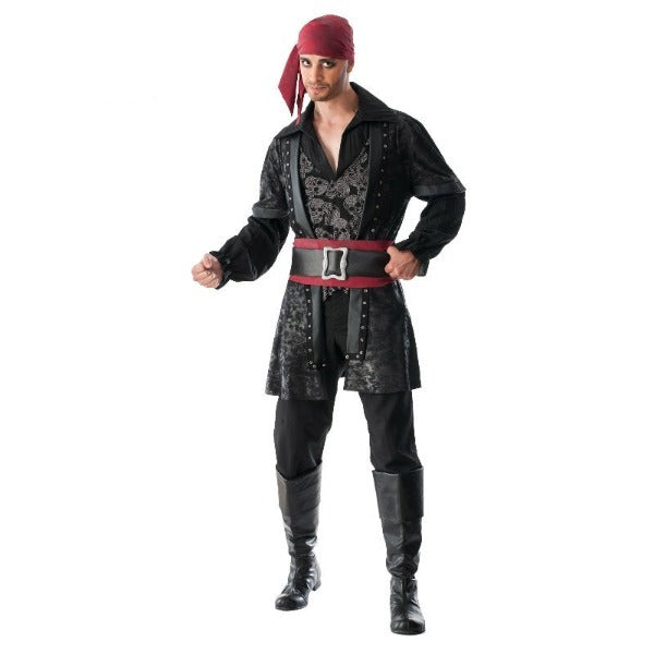 Black Beard Deluxe Pirate Costume - Adult