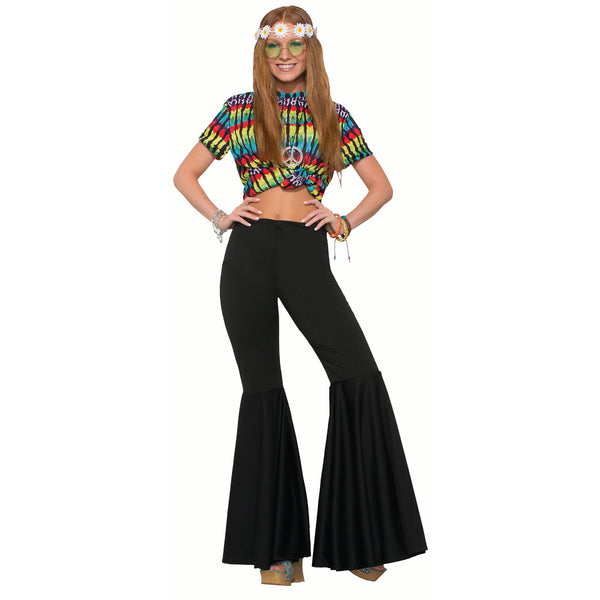 Black Hippie Female Pants