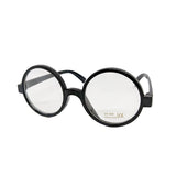 Black round rimmed glasses, perfect for wizards.