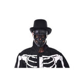Black Skull Halloween Face Mask